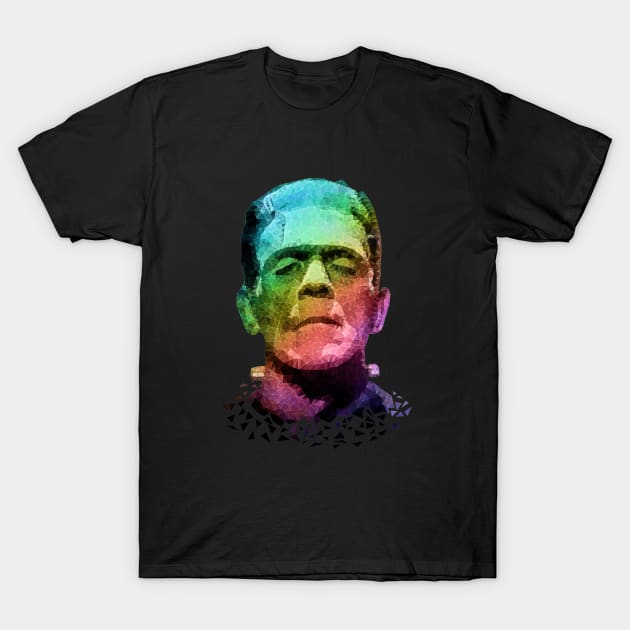 Frankenstein - rainbow T-Shirt by Ancello